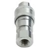 Carbon Steel Coupler Female Pipe Fitting Automatic Valve Closure Easy Disconnect High Pressure Compatible Hydraulic Applications