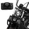 Sac Universel en Cuir PU pour Fourche de Moto, Sacoche pour Fourche Avant, Guidon et Sissy Bar, Sac Roulant pour Moto à Capacité Réglable