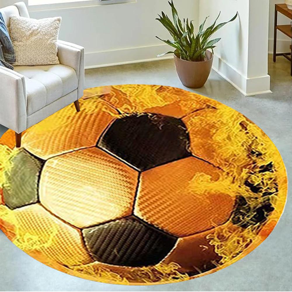 1 stuks Voetbal vloerkleed huis tapijt antislip ontwerp voor kantoor decoratie cadeau woonkamer slaapkamer