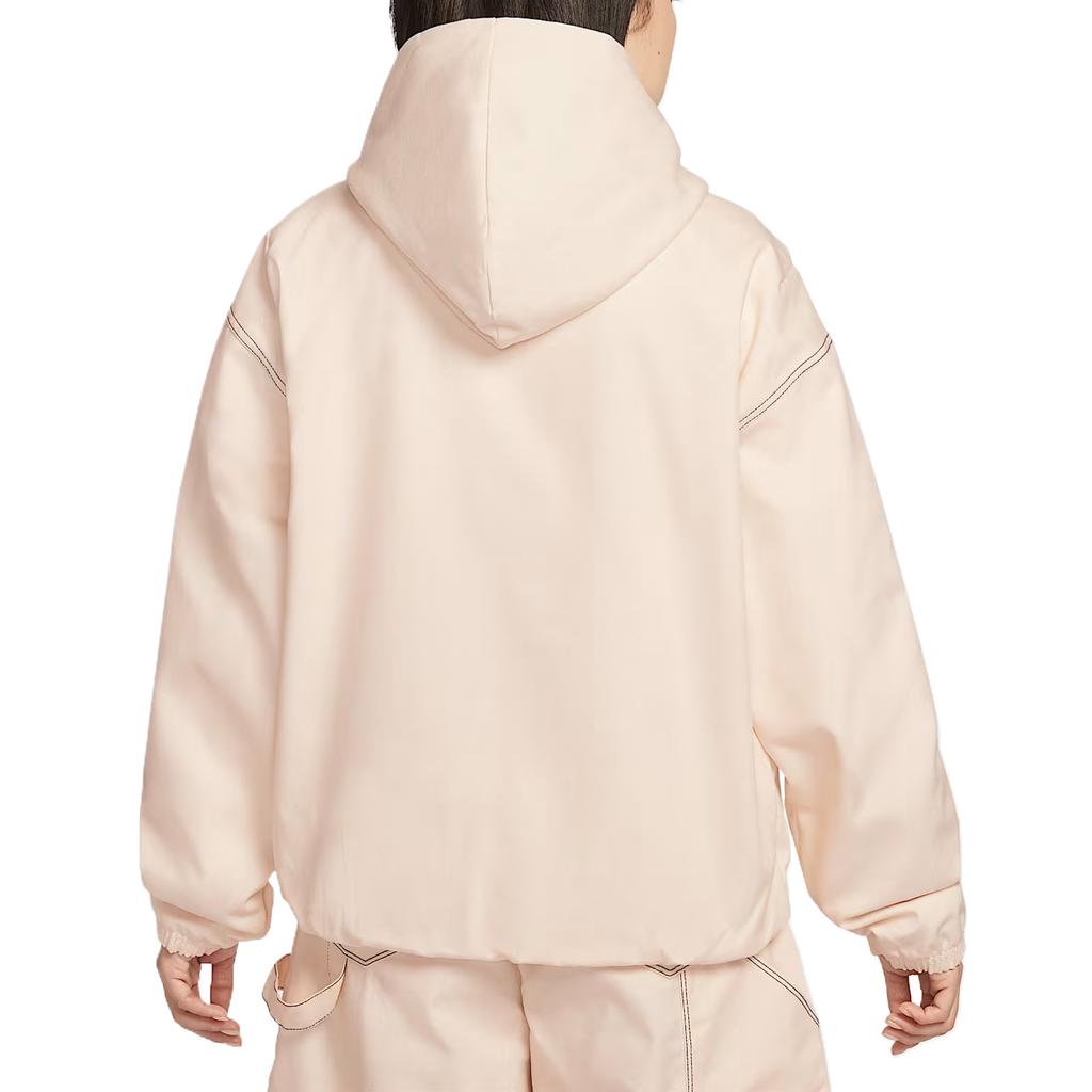 Nike Sportswear Jackets Women's Pink White/Pink White Hooded Moderate Workwear IF0337-103