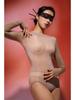 Enticing Sparkling Shiny Bosom No Seam Bodystocking Full Sleeve Part Beach Wear Jumpsuit Transparent Leggings Steamy Body Teddies Night Out Wear