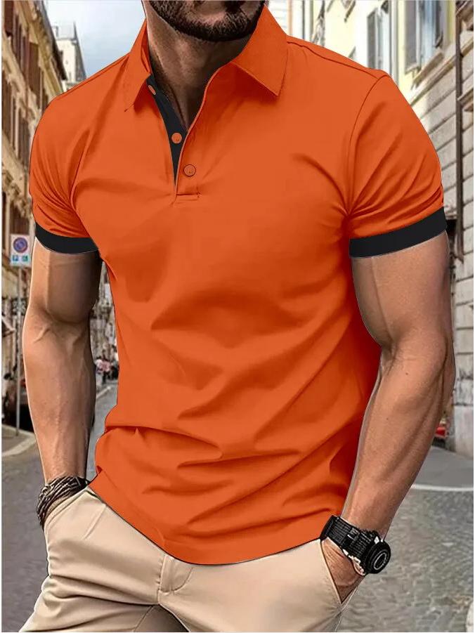 Men’s Trendy Summer Polo T-Shirt - Short Sleeve Fashion