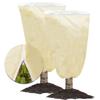 2Pcs/set  Winter Drawstring Plant Covers Frost Protections Bags Anti-Freeze Jackets Warm Blanket for Shrub Tree Plant