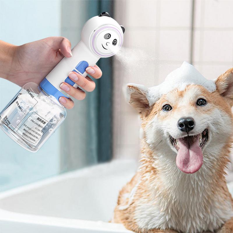 Dog Soap Foamer Dog Electric Foaming Shampoo Dispenser Pet Soap & Shampoo Sprayer Waterproof For Pet Bathing Kitchen Cleaning