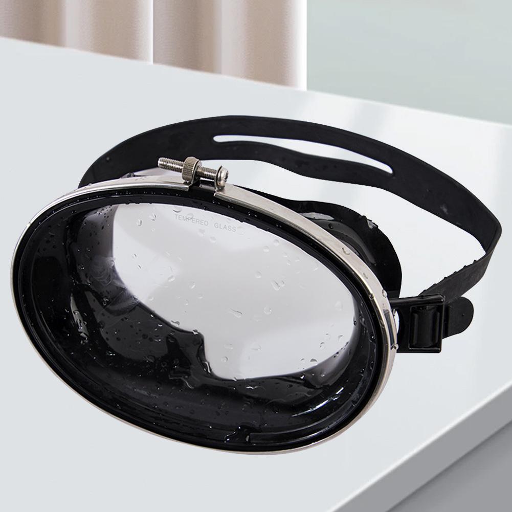 Okulary do pływania na zewnątrz HD Wodoodporne Wędkarz Okulary do pływania Stal nierdzewna Przeciwmgielne Podwodne Maski Nurka Okulary do snorkelingu