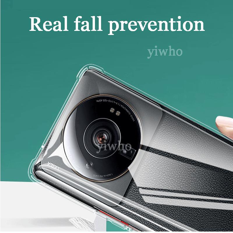 Luxury Clear Soft Silicone Case For Xiaomi Mi 12S Ultra Shockproof Transparent Xiomi Xiami 12sultra Phone Cases Back Covers