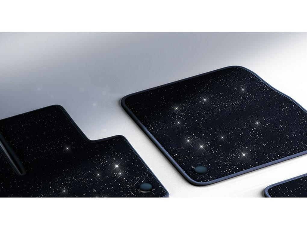 Starry Blanket Floor Mats for Mercedes E300, LC260L, GLC300L, A200, LC200L – Car Interior Decoration