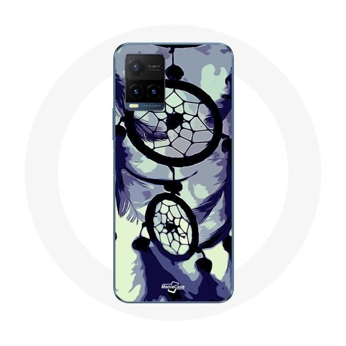 Case for Vivo Y21s 2021 / Y21 2021 Dreamcatcher Purple Gray and Black