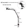 Space-saving E27 Universal Desk Lamp: Student Eye Protection Reading Light for Home or Bedside.