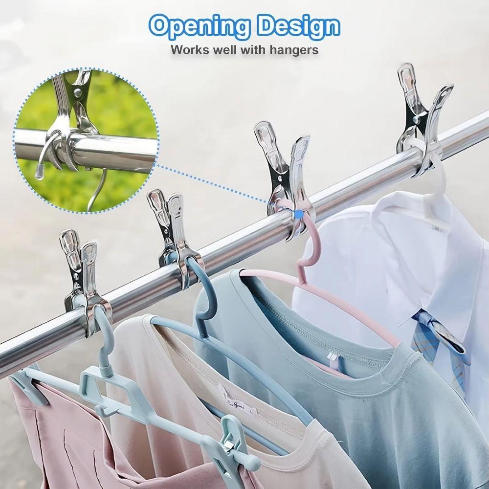 Stabile Strandtuchklammern Platzsparender Socken-Trockenständer Wäscheklammern Kleider-Organizer