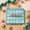 Huaqianguhh Mahjong Practice Board with RLO Charleston Guide & 24 Slots, 3D Printed Solo Trainer, American Strategy Aid for Home Learning Beginners