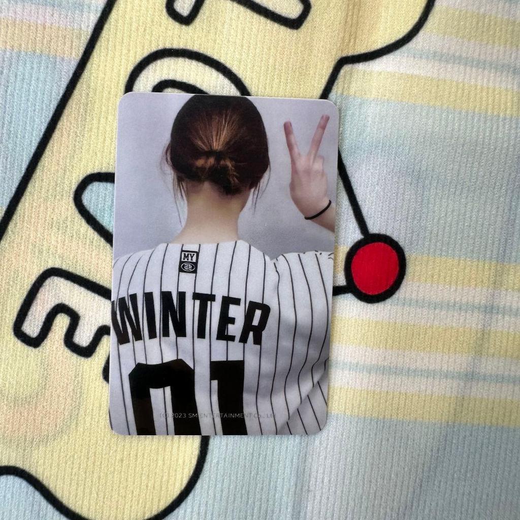 [USED] Aespa Winter Baseball BetterThings Uniform Trading Card