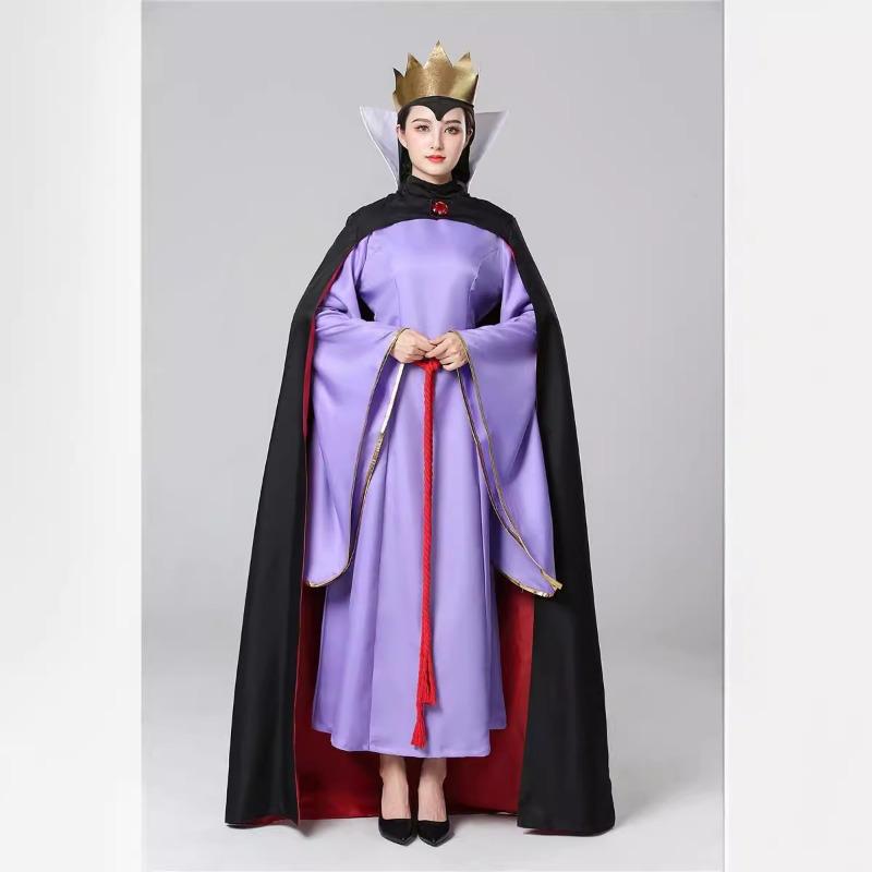 Grimms Märchen Schneewittchen Stiefmutter Cosplay Boshafte Königin Stiefmutter Spielkostüm