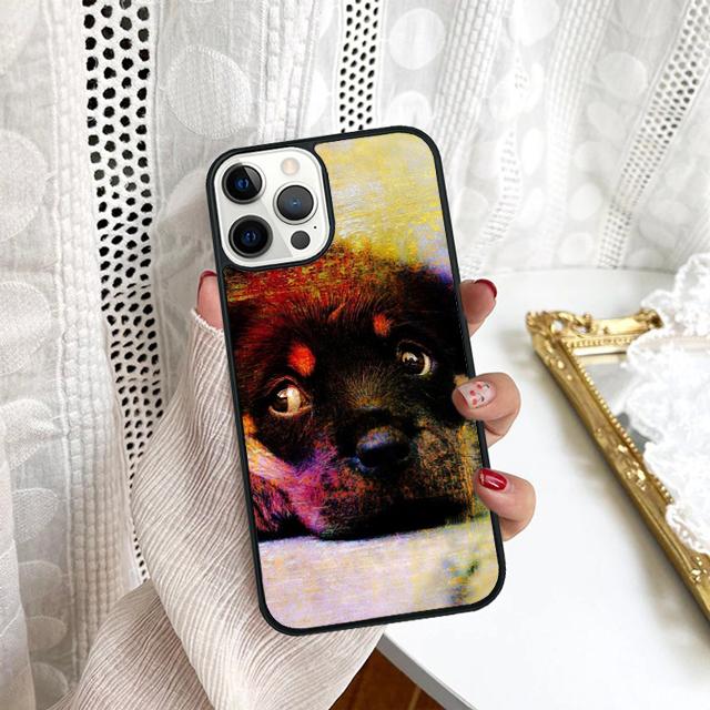 Rottweiler Dog Phone Case For Samsung Galaxy S10 S22 S23 S24 Note 10 20 Lite S20 Plus S21 Ultra Back Cover