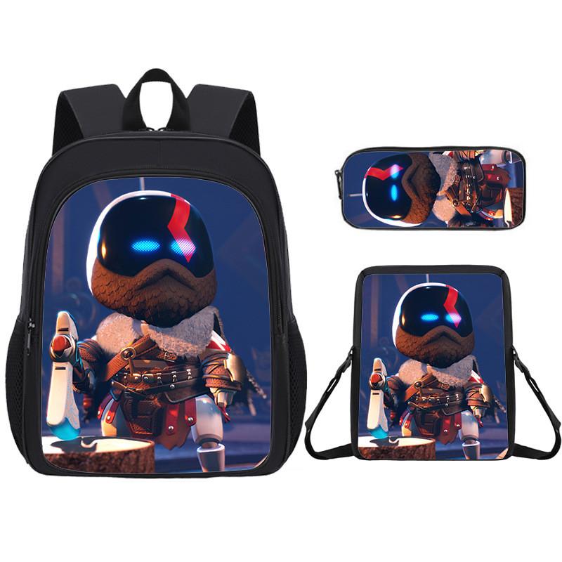 Student Cartoon Backpack Pack With Astro Bot Graphic Printing Design Daily For