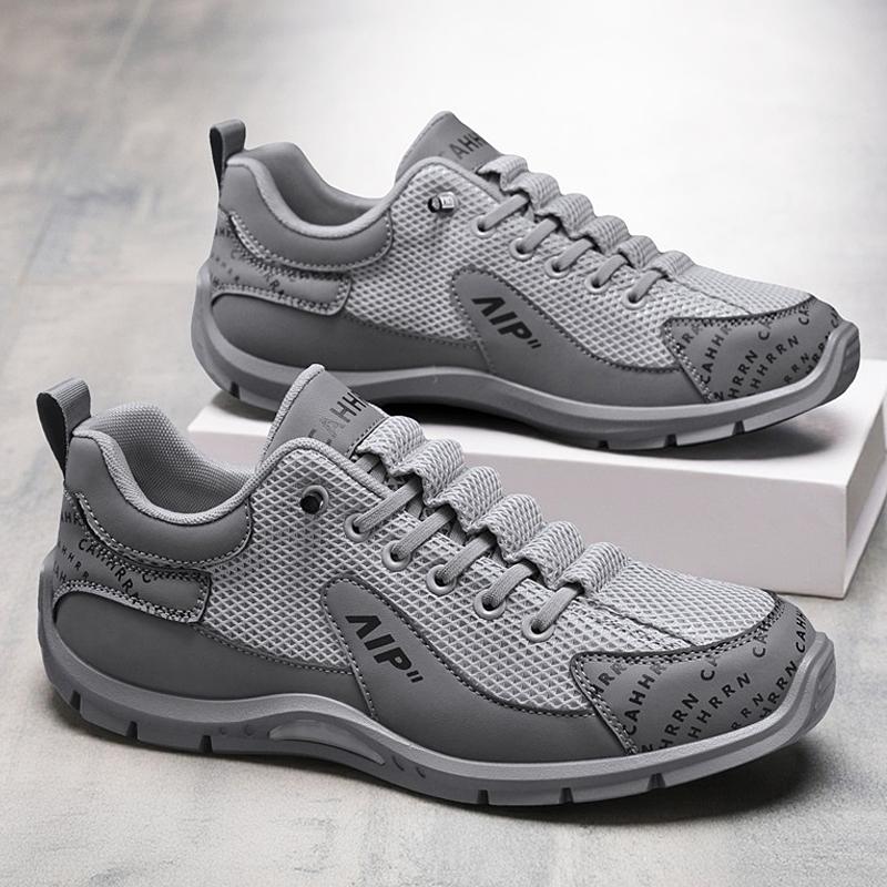 Summer Breathable Men's Sneakers Versatile Fashion Mesh Casual Shoes New Comfortable Low-top Soft-soled Vulcanized Shoes 2026