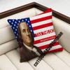 Benjamin Franklin Tax This Dick America USA Throw Pillow Case Sham For xcm xcm Square Car Pillowcase Pad Cushion Cover