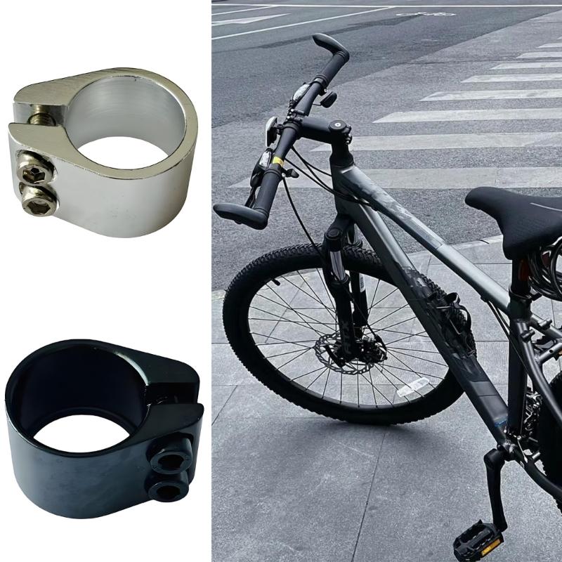 Road Bike Seat Post Clamp Seatpost Collar Aluminum Alloy Bicycles Seat Tube Clamp Road Bike Seatpost Clamp Enduring