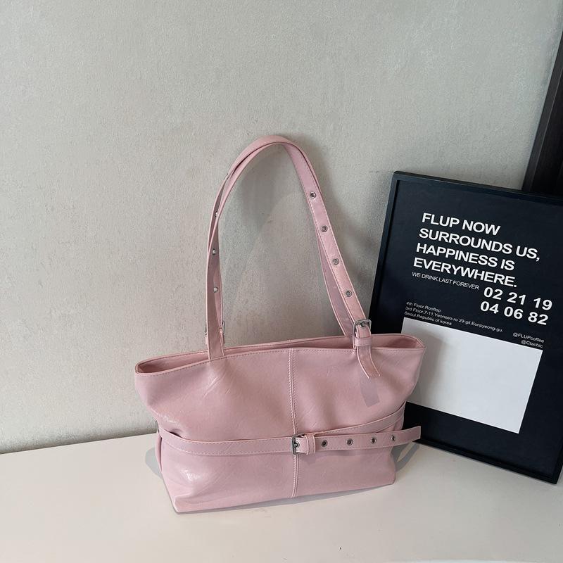 Tote Bag Women's Large Capacity 2025 New Summer Simple and Versatile Shoulder Underarm Bag High-end Sense Work Commuter Bag