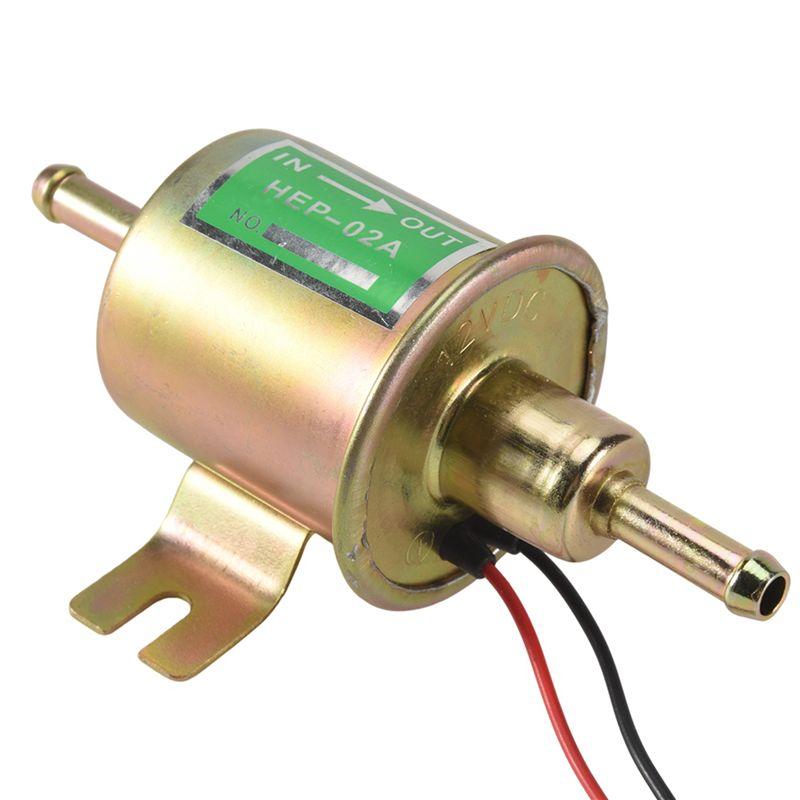 Universal 12V Fuel Pump HEP-02A Electric Gas Low Pressure Crude Oil Pump