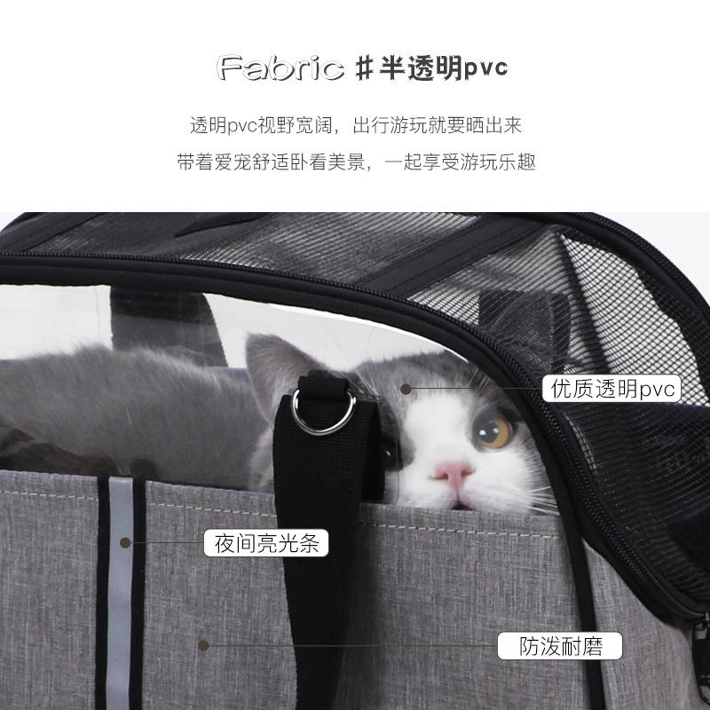 

DODOPET Pet Out Bag Dog Cat Bag Portable Pet Cat Bag Messenger Dog Bag Outdoor Travel Pet Backpack Puppy Carrier S-40x20x26x17