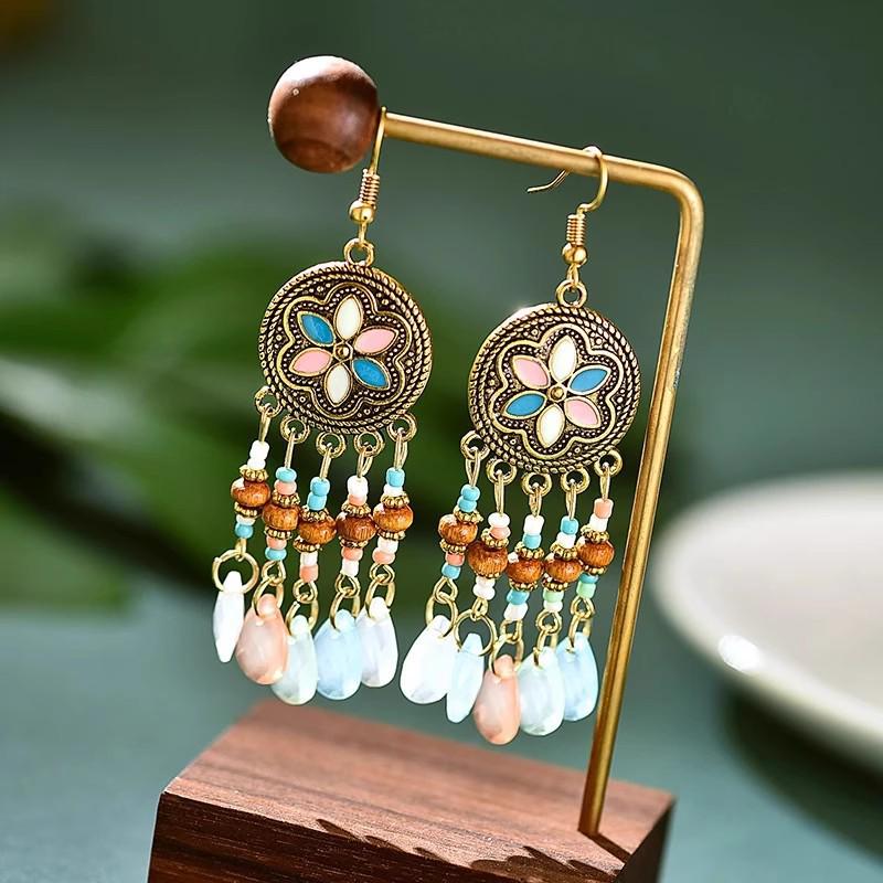 Resort Style Sunflower Earrings - Spring/Summer 2025 Collection for Women