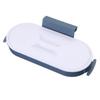Wall-Mounted Trash Bag Holder & Storage Rack with Lid and Hook for Kitchen Cabinets