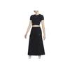 New Nike Sportswear Essential Women's Mid Rise Woven Cargo Midi Skirt Black FV7504-010