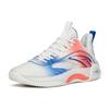 New Anta Cement Bubble 2.0 Cushioned Slip Resistant Low Top Performance Basketball Shoes White Blue Red Hot Orange 112221610-7