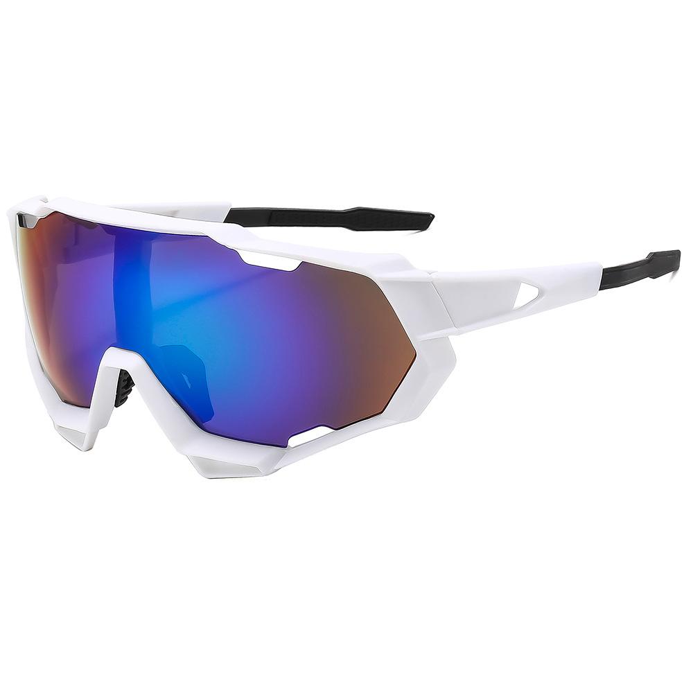 Men's Cycling Glasses Cross-border Outdoor Women's New Sports Sunglasses Windproof Iridescent Integrated Ski Goggles 9850