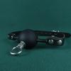 Lockable Anti-Vomiting Dog Muzzle Gag - Large Size with One-Word Strap for Kinky Outdoor Use