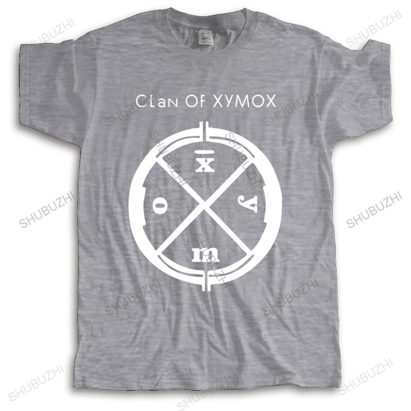 new arrived summer men t shirt short sleeve CLAN OF XYMOX LOGO SHIRT DARKWAVE GOTHIC ROCK SYTHPOP T-SHIRT fashion tees