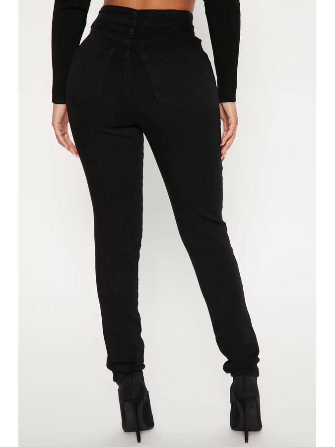 Europäische & Amerikanische Damen High Waist Slim Fit Bleistiftjeans 2025