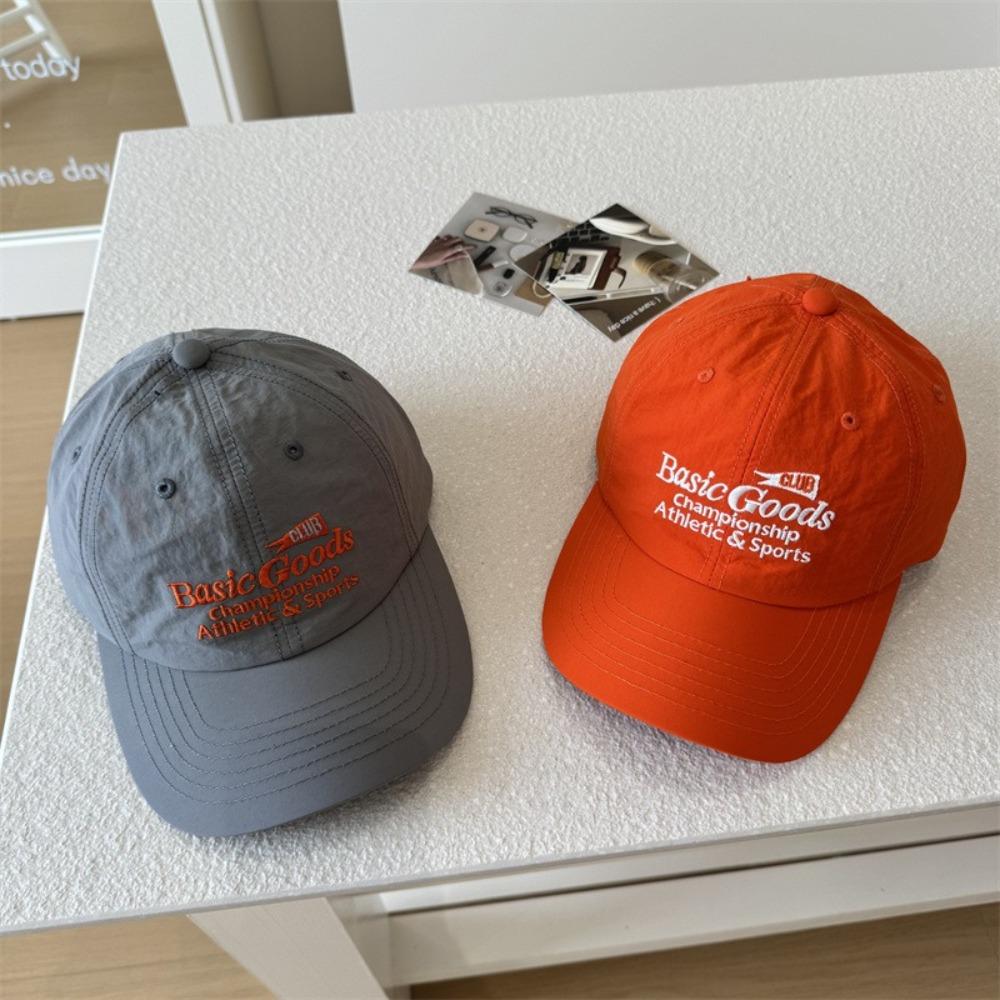 Quick-Drying Cloth Sun Hat Letter Embroidery Peaked Hat New Baseball Hat  Summer
