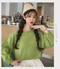 2025 neues Herbst-koreanisches Loose-Fit-Laternenärmel-Langarm-T-Shirt für Frauen