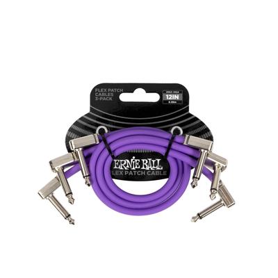Patch Cable 12in Purple 3-Pack 6453