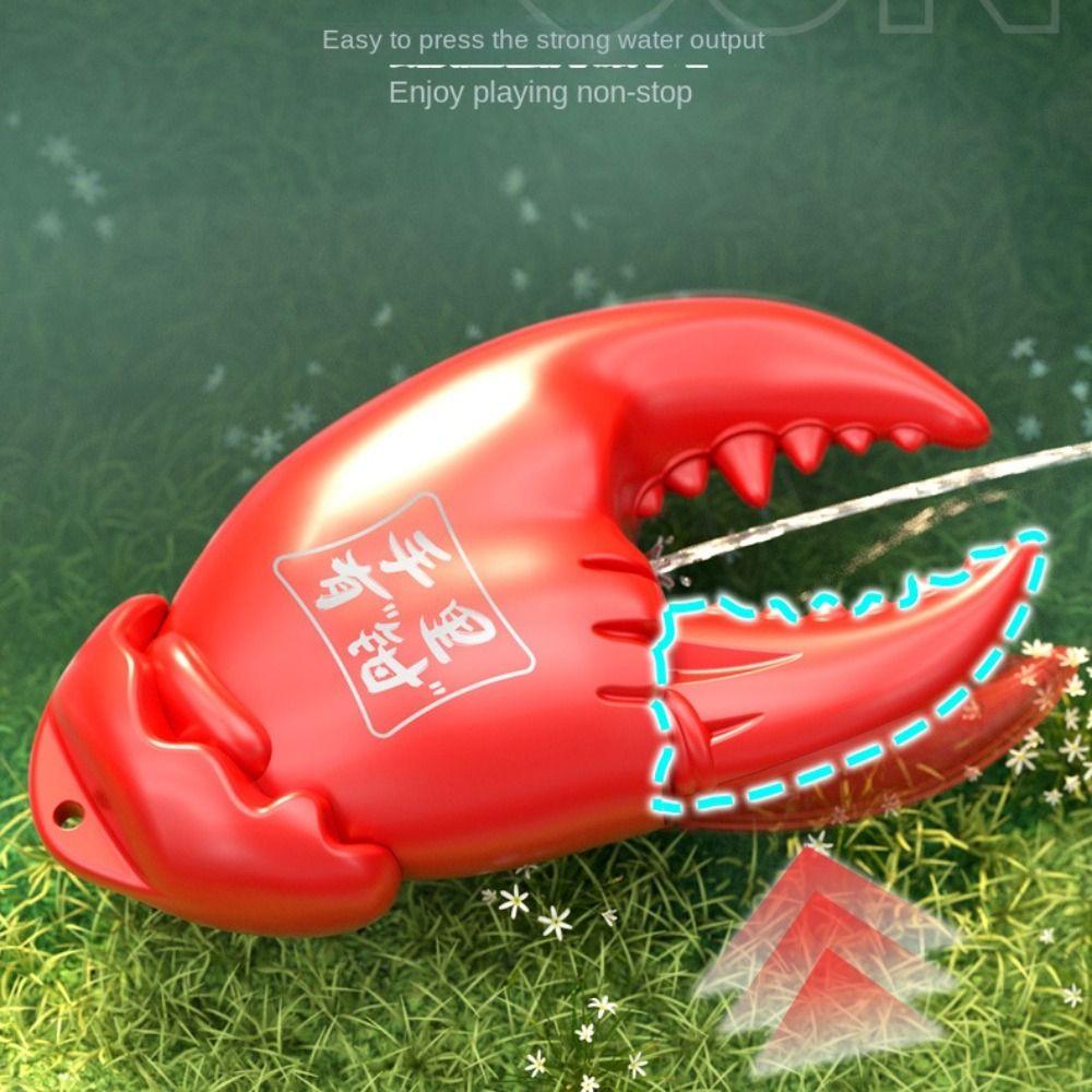 Handheld Water Soaker Toys Crab Claw Shape Water-Sprinkling Toy  Kids Beach Games