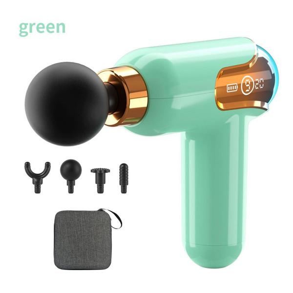 Massage Gun LCD Display Electronic Massager for Whole Body Massage To Relieve Muscle Soreness for Fitness Exercise