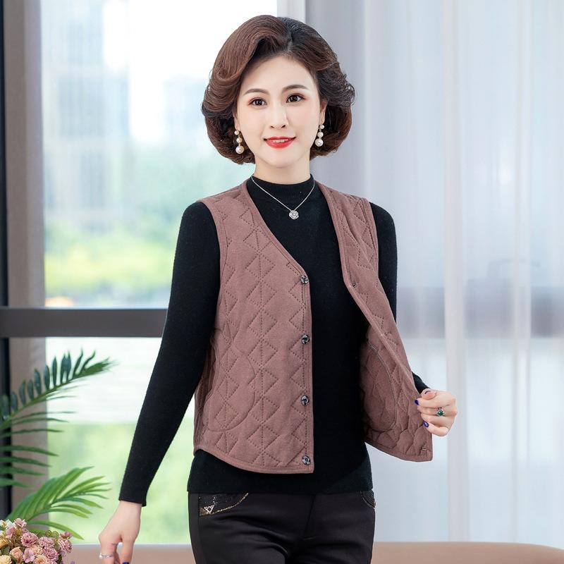 Autumn and Winter Vest German Velvet Silk Cotton Vest Old Warm Inner Wear Vest