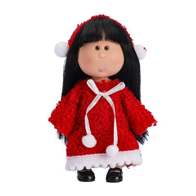 14Cm Mini Potato Doll Mia Figure With Clothing Set Accessories Keychain Pendant Bag Decoration Cute Dress Doll Toy Friends Gifts