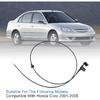 Engine Hood Release Cable Compatible with 2001 2002 2003 2004 2005 Honda Civic Replace# 74130-S5D-A01ZA