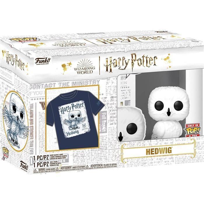 Figurine Funko Pop! Harry Potter - Hedwig - Blanc - Adulte - T.Shirt XL Inclus