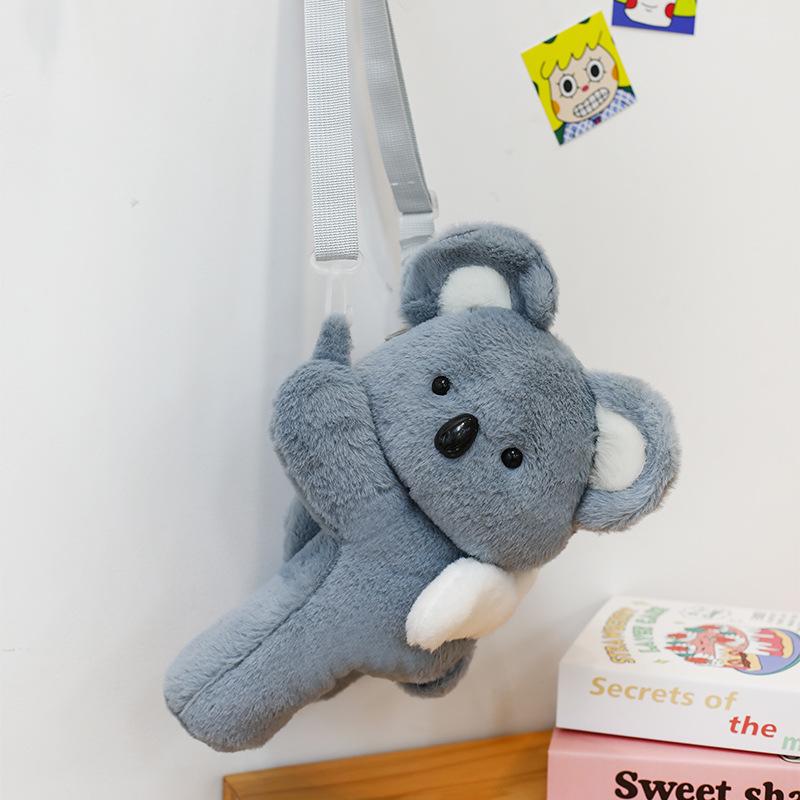 Animal Plush Bag Cute Little Turtle Capybara Messenger Bag Doll Gift Exchange