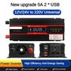 Household Portable Voltage Transformer Outdoor Emergency High Power Car Inverter Solar Power Converter