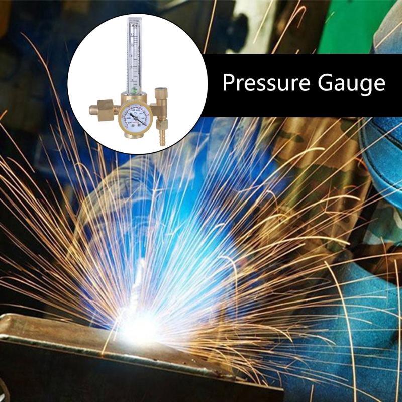 Regolatore di Flusso Gas Argon Professionale Doppia Scala per Saldatrice TIG