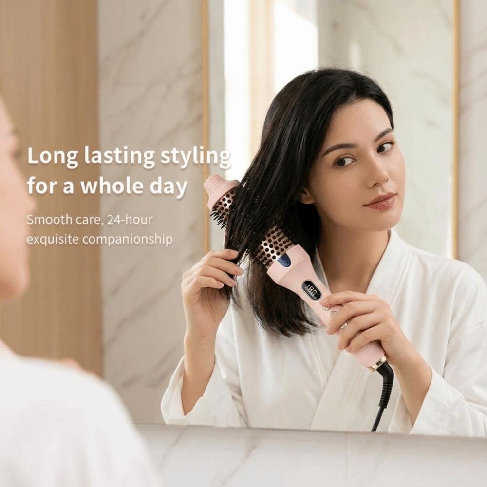 Anti-Scald Hair Curler Straightener 2 In 1 Electric Curling Wand Hair Curling Iron Household Use