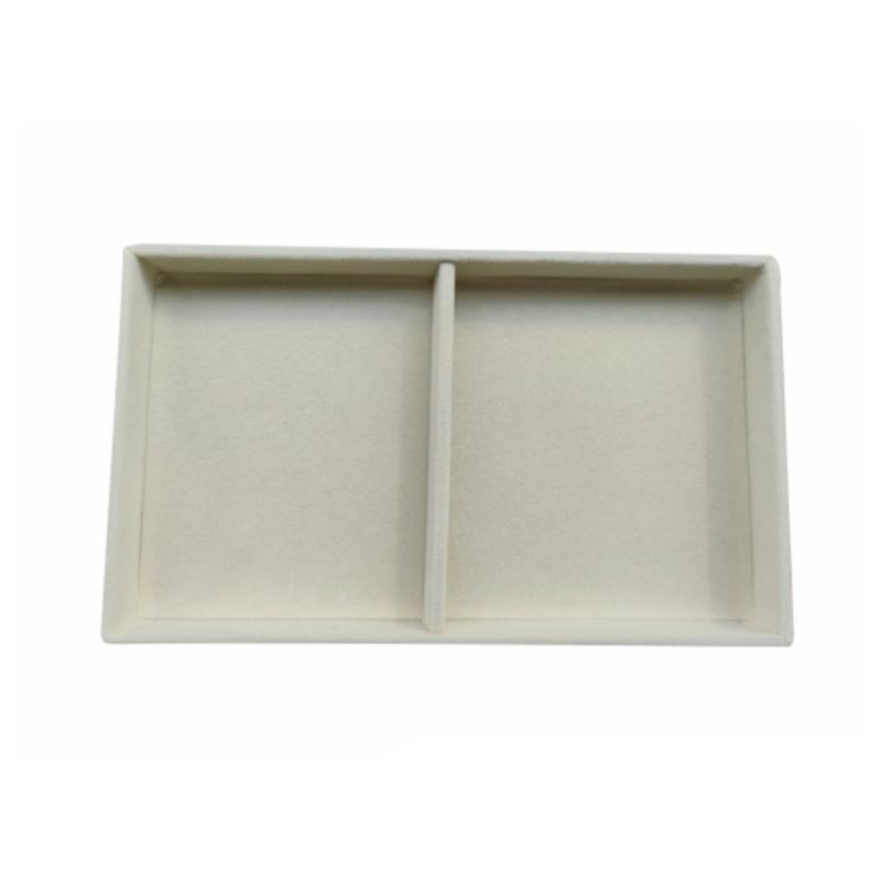 Velvets Jewelry Organiser Earrings Bracelets Necklaces Rings Display Stand Elegant Showcase Tray for Accessories