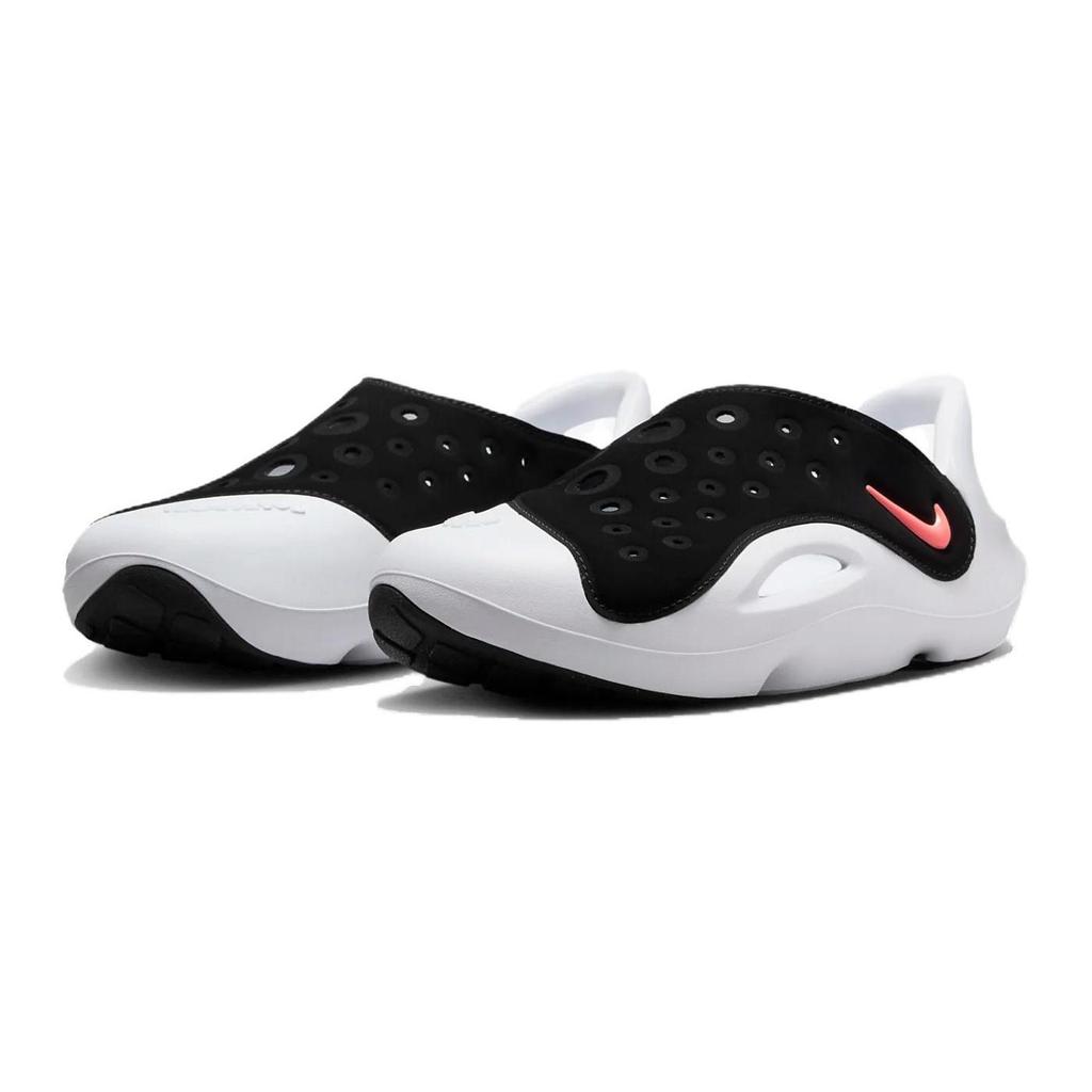 Nike Aqua Swoosh Sandal GS 'Black Hyper Orange' FV6363-001