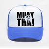 Muay Thai Fighters Gym Cool Baseball Cap Ourdoor Casual Adjustable Mesh Trucker Hat Summer Breathable Sun Snapback Hats