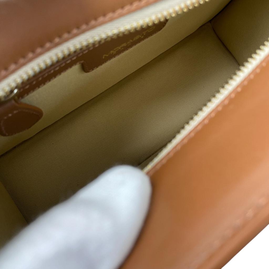 Used MORABITOShoulder Bag Brown/Ivory System Canvas/leather Women